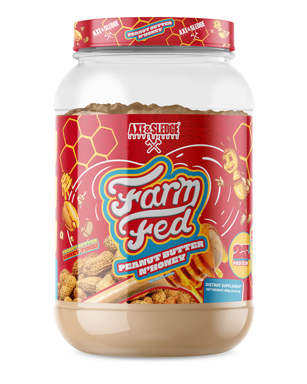 FARM FED | PEANUT BUTTER N'HONEY | 25G PROTEIN