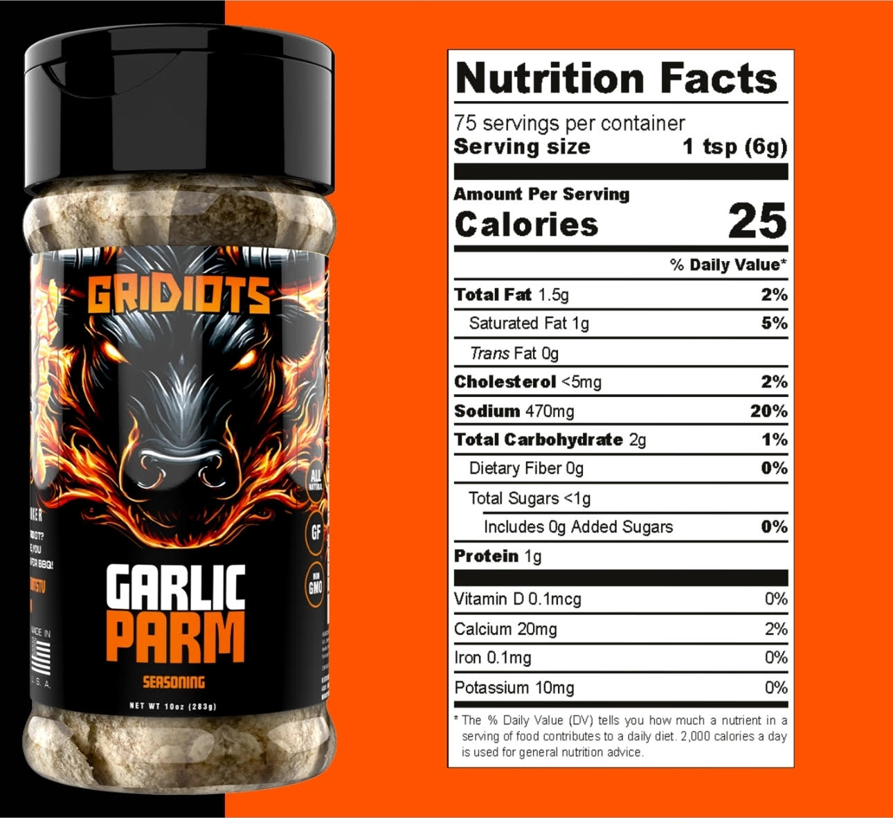 Gridiots | Garlic Parm