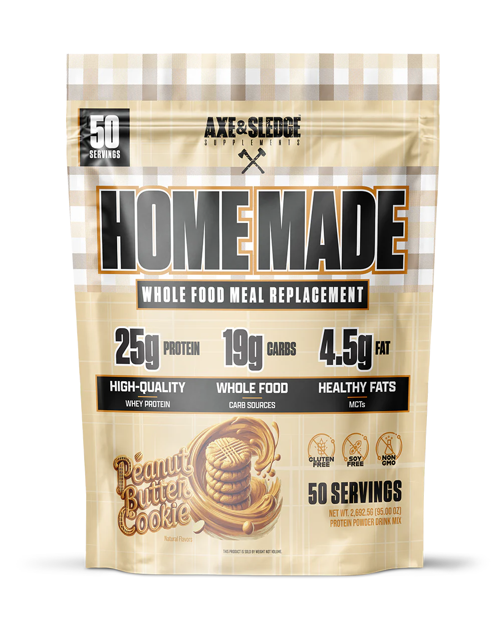 HOME MADE | MEAL REPLACEMENT POWDER | PEANUT BUTTER COOKIE