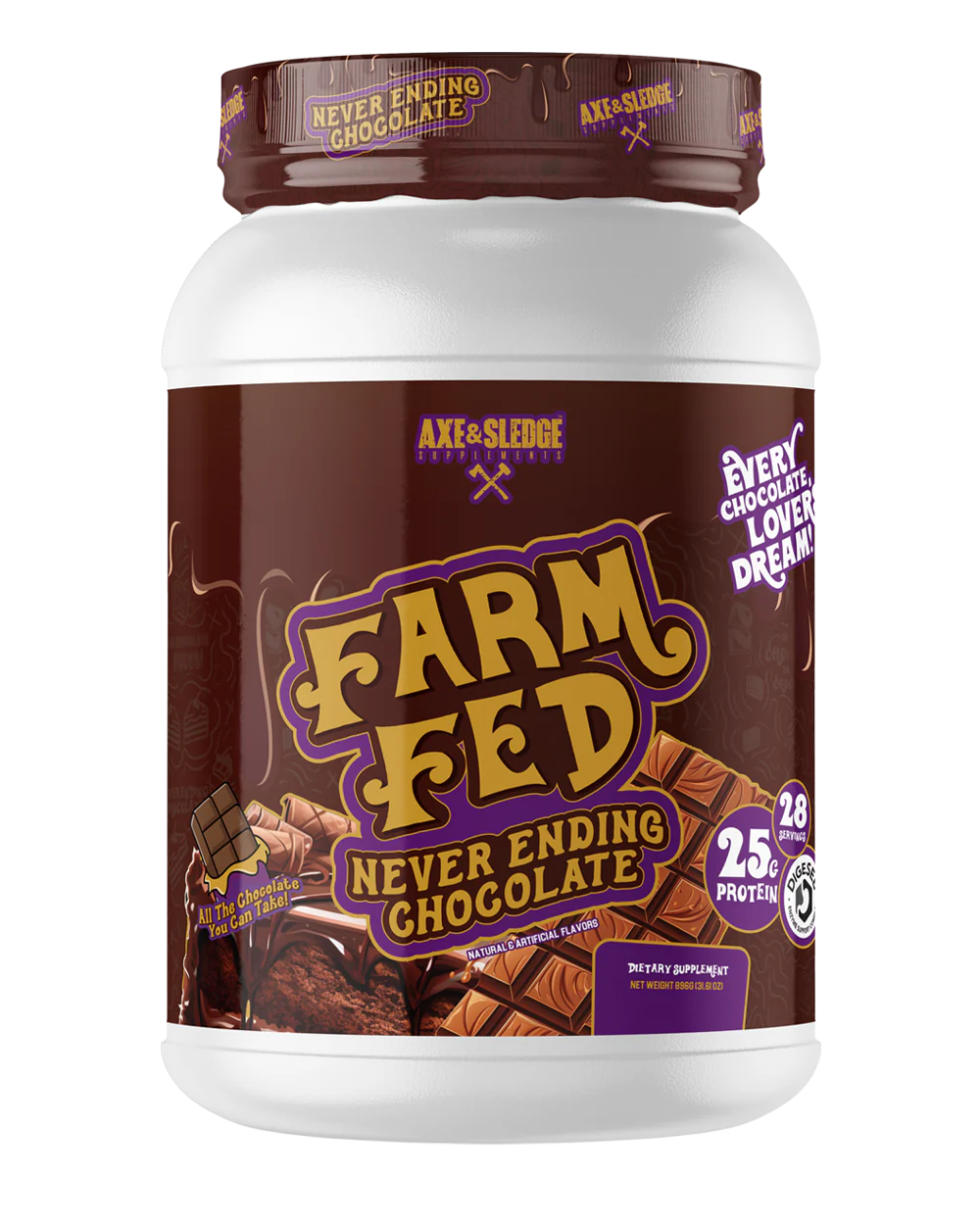 FARM FED | NEVER ENDING CHOCOLATE | 25G PROTEIN