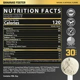 IsoFit Whey Protein Isolate Powder | Bananas Foster | 30 Servings
