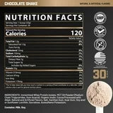 IsoFit Whey Protein Isolate Powder | Chocolate Shake | 30 Servings