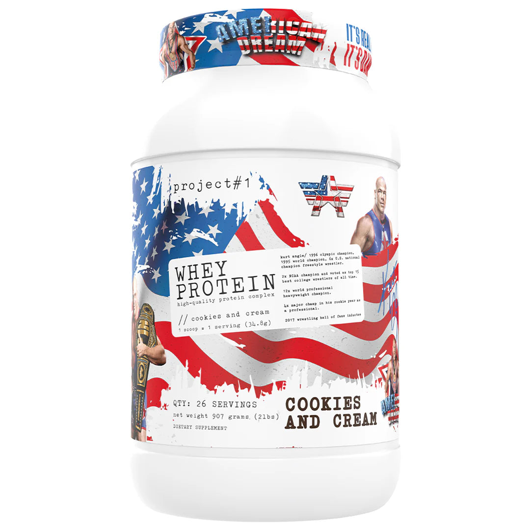P1 Whey Protein | High Quality Protein Complex | Kurt Angle Cookies and Cream