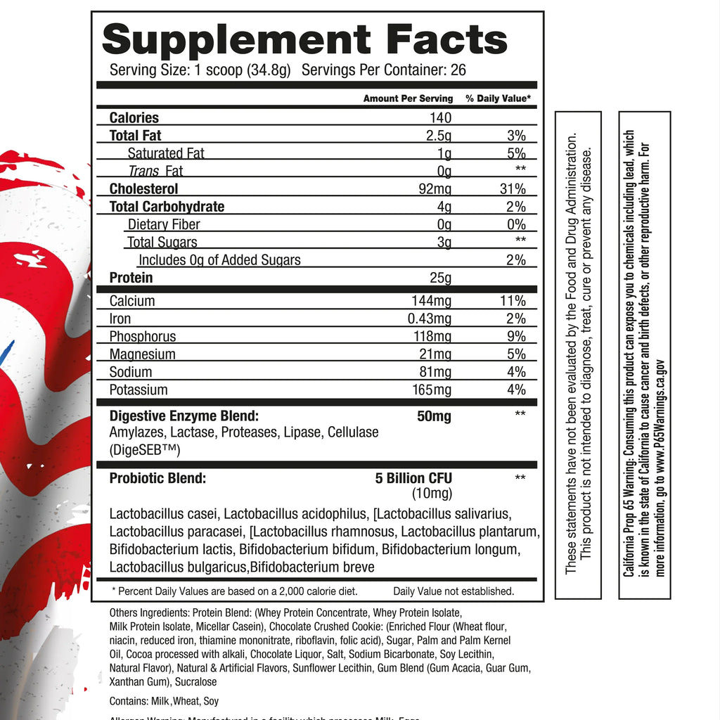 P1 Whey Protein | High Quality Protein Complex | Kurt Angle Cookies and Cream