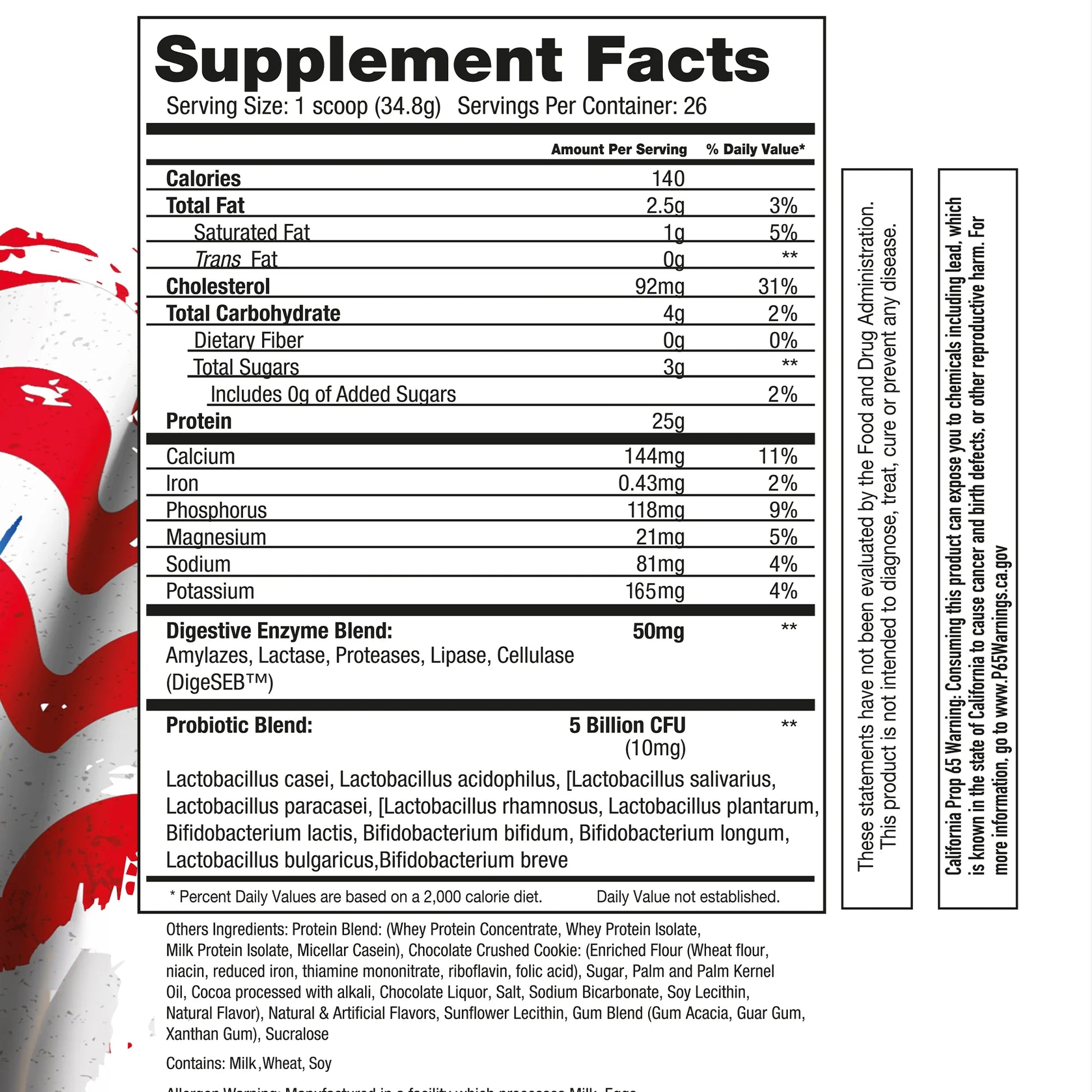 P1 Whey Protein | High Quality Protein Complex | Kurt Angle Cookies and Cream