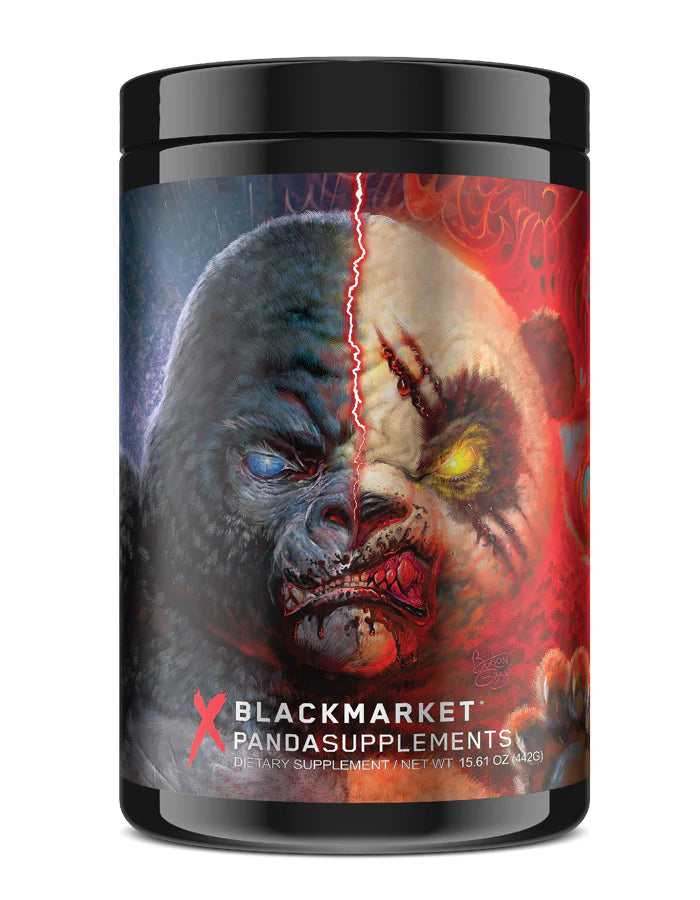 PANDA VS GORILLA Collaboration | (Panda's Blood) RED GUMMY BEAR Preworkout