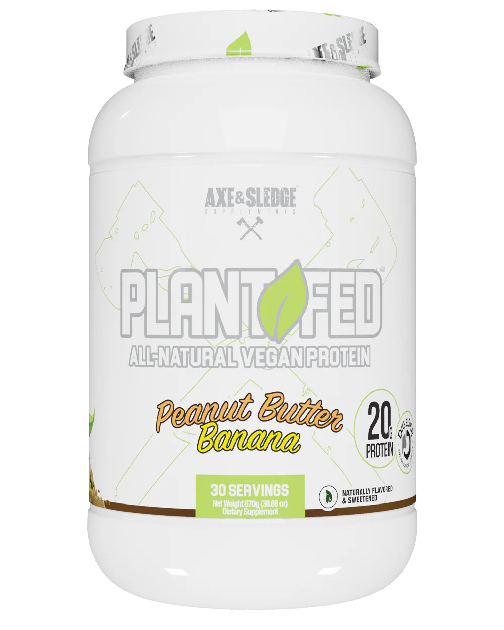 PLANT FED | ALL-NATURAL VEGAN PROTEIN | PEANUT BUTTER BANANA
